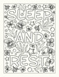  Mental health colouring book page
