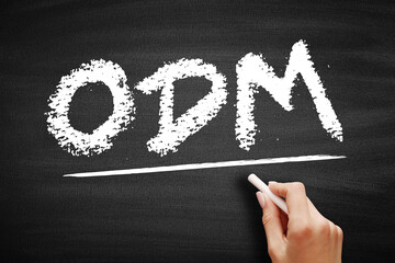 Poster - odm original design manufacturer - company that designs and manufactures a product, as specified, th