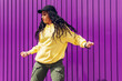 © Dani D.G - Stylish young woman in trendy outfit and hat