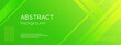 Abstract green gradient background. Minimal long banner template with lines. Facebook cover design with copy space for text
