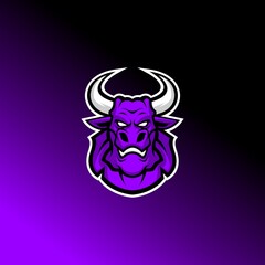 Sticker - bull logo esport