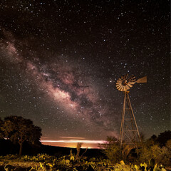 Canvas Print - Mesmerizing shot of a the milky way sky