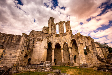 Wall Mural - ruins of Chaalis abbey, Chaalis, France