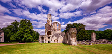 Ruins Of Chaalis Abbey, Chaalis, France
