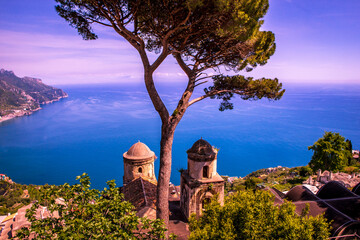 Wall Mural - Coastline in Ravello, Amalfi coast, italy