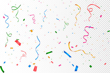Poster - Abstract vector confetti background design