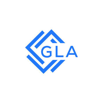 GLA technology letter logo design on white  background. GLA creative initials technology letter logo concept. GLA technology letter design.
