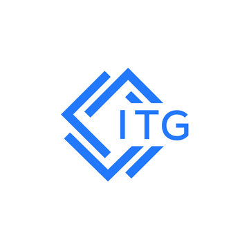 ITG technology letter logo design on white  background. ITG creative initials technology letter logo concept. ITG technology letter design.
