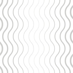 Poster - Grey and white gradient pattern, abstract