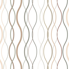 Poster - Vintage textile pattern, seamless repeat tile