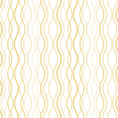 Poster - Gold and white abstract vector pattern, elegant