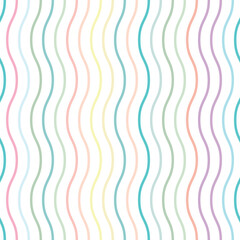 Poster - Cue colorful geometric vector pattern with vertical stripes