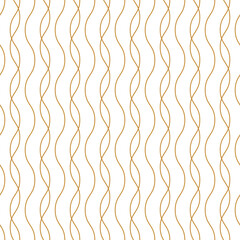 Poster - White and gold vector pattern elegant background