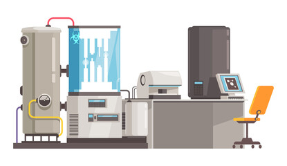 Poster - Microbiology Lab Equipment Composition