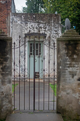 Wall Mural - entrance to a house