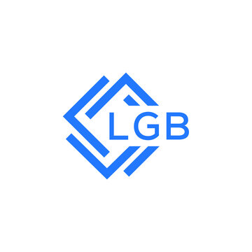 LGB technology letter logo design on white  background. LGB creative initials technology letter logo concept. LGB technology letter design.
