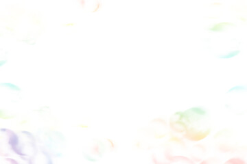 Wall Mural - bubbles photoshop overlays: realistic soap air bubbles photo effect, photo overlays, png