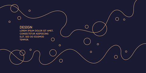 Fototapete - Modern backgrounds with abstract elements and dynamic shapes. Compositions of geometric shapes. Vector illustration.
