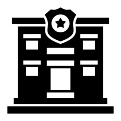 Sticker - Police Station Icon