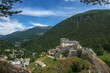 Château de Fort Queyras en été ,  Hautes-Alpes France