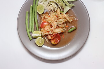 Thai papaya salad or what we call 