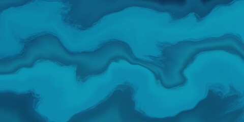  Blue dark abstract horizontal background, made in the style of fluid art, sea waves, banner