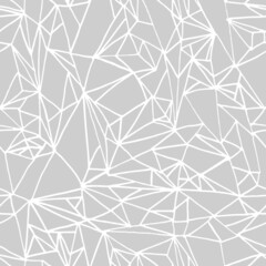 Aufkleber - Seamless abstract hand drawn geometric pattern