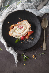 Poster - Meringue roll cake