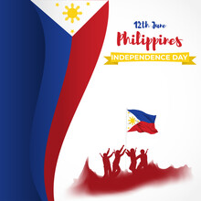 Vector Illustration For Happy Independence Day - Philippines