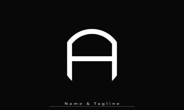 Alphabet letters Initials Monogram logo A