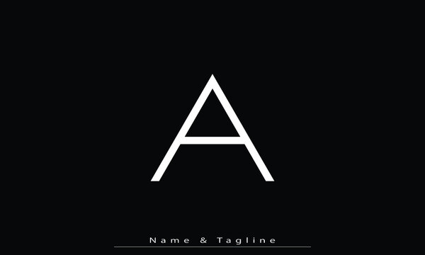 Alphabet letters Initials Monogram logo A