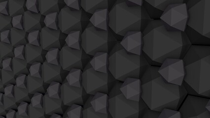Poster - Abstract background of geometric lines and shapes. Decoration or screensaver. 3D rendering.