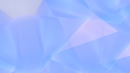 Poster - Blue-pink abstract background from geometric lines. 3D rendering.