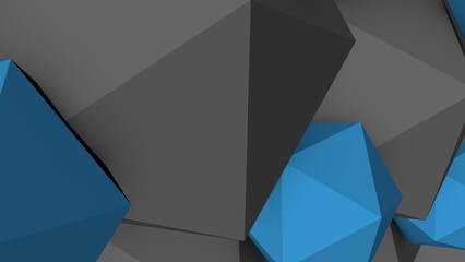 Poster - Abstract background of geometric lines and shapes. Decoration or screensaver. 3D rendering.