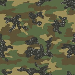 abstract camouflage vector template, classic trendy street design.