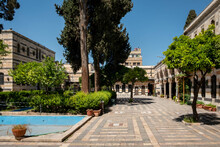 Damascus, Syria -May, 2022: Inside The Historical Landmark And Museum, Al Azem Palace Of Damascus, Syria