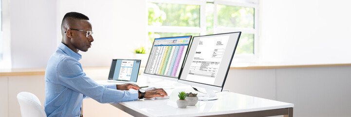 Poster - E Invoice Business Management. African Accountant