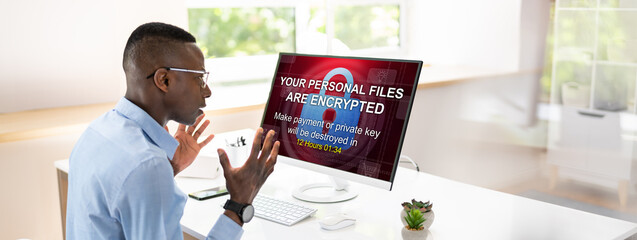 Poster - Person Looking At Computer Screen