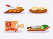 four chop food icons