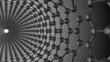 3D illustration rendering of Carbon nanotubes CNTs, cylindrical large molecules consisting of a hexagonal arrangement of hybridized carbon atoms, graphene graphite carbon atoms lattice