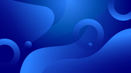 Blue abstract background vector with blank space for text