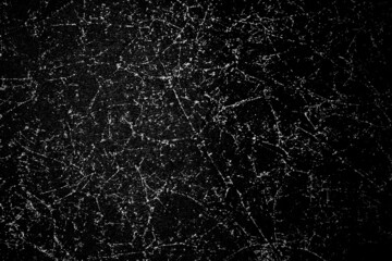 Poster - white scratches isolated on black background