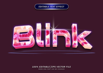 Poster - Luxury diamond text effect with elegant pattern