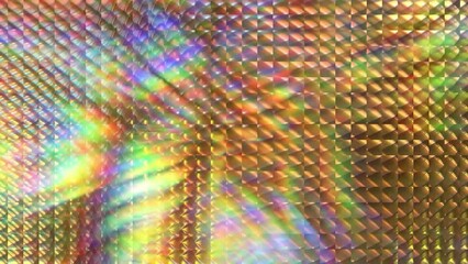 Wall Mural - Abstract luminous holographic rainbow texture background