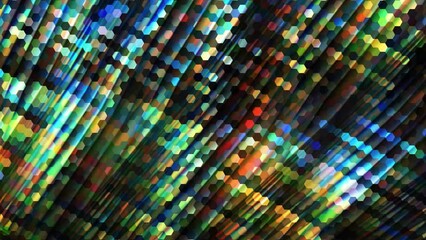 Wall Mural - Abstract luminous holographic rainbow texture background