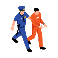 Sticker - Guard Escorting Prisoner Composition