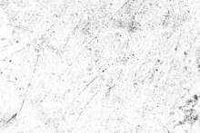 Scattered Dark Grunge Texture And Spots On White Surface