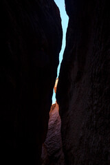 Wall Mural - The great canyon in Kuche Xinjiang China