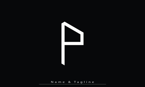 Alphabet letters Initials Monogram logo p 