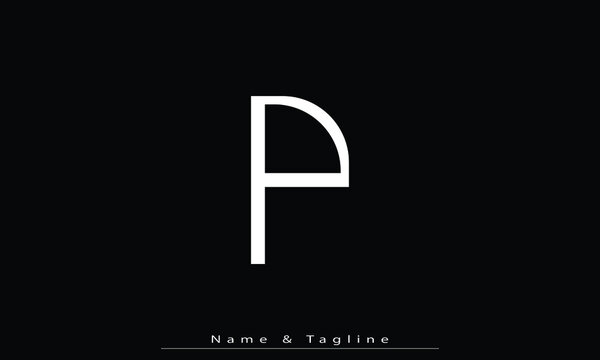 Alphabet letters Initials Monogram logo p 